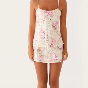Peppermayo Artemis corset mini dress floral - 4